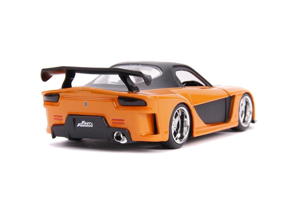 Kyosho Jada Toys Fast & Furious Series 1/32 F&F Mazda RX-7 Orange (Han) Finished Model JADA30736
