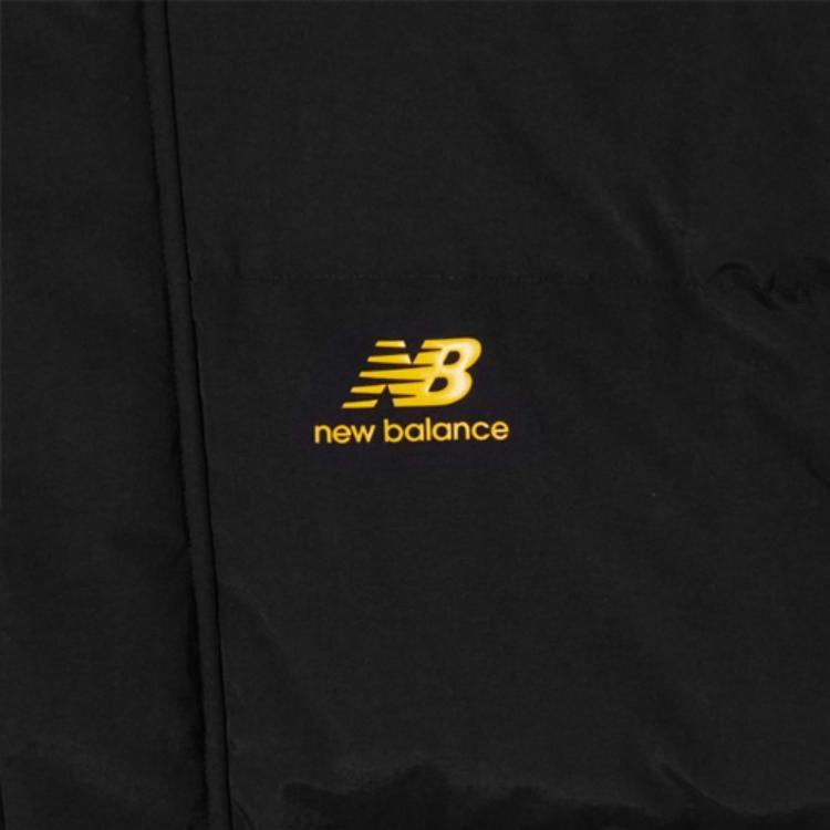 New Balance Warm Down Jacket Asia Sizing 'Black Orange' Men's AMJ04347-BK