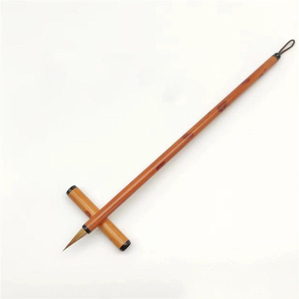 Портативная китайская каллиграфическая кисть для рисования, крючок, ручка, художественная ласка, кисть для волос, студент