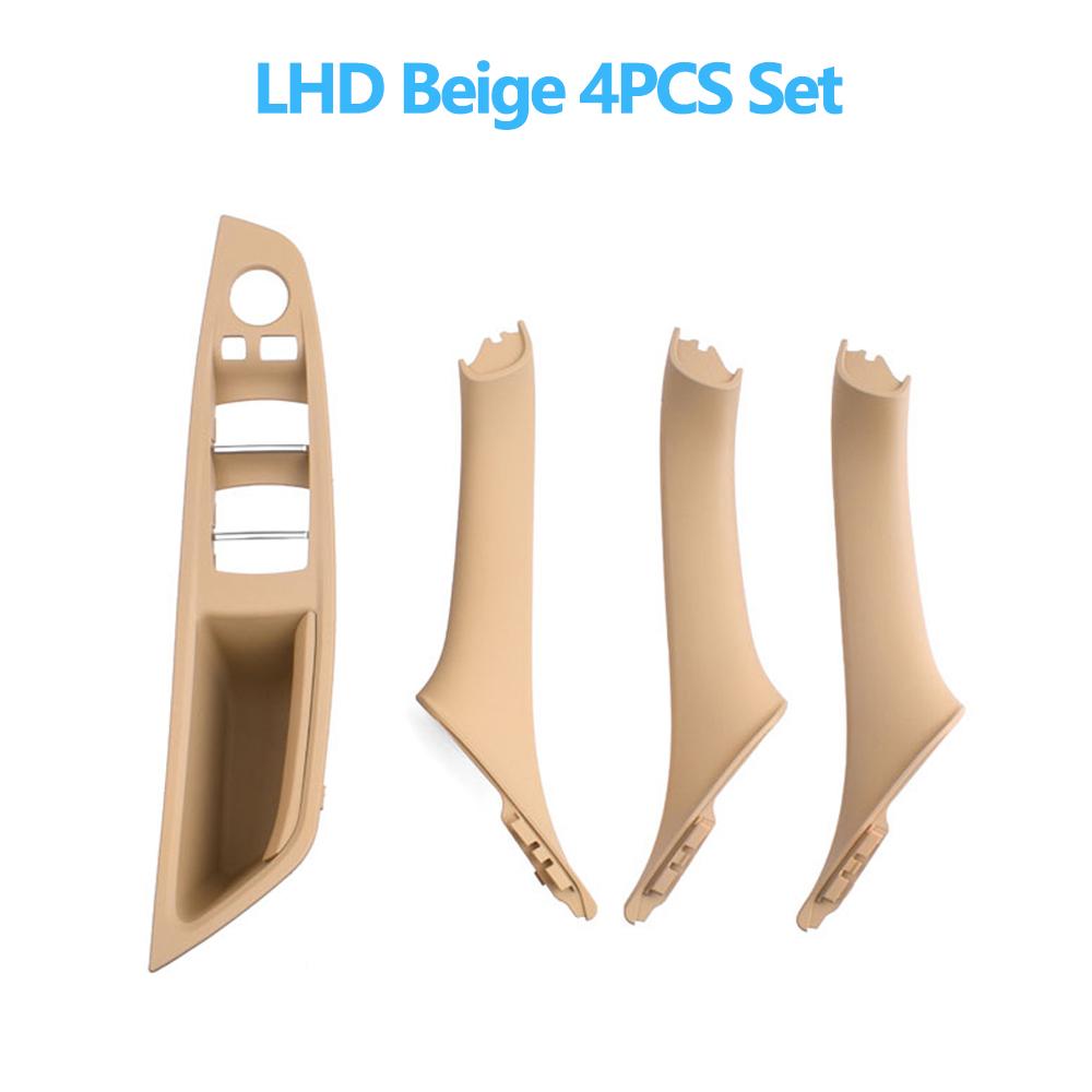 Left Hand Driver Interior Door Window Switch Panel Pull Handle Set For BMW F10 F11 F18 520 523 525 528