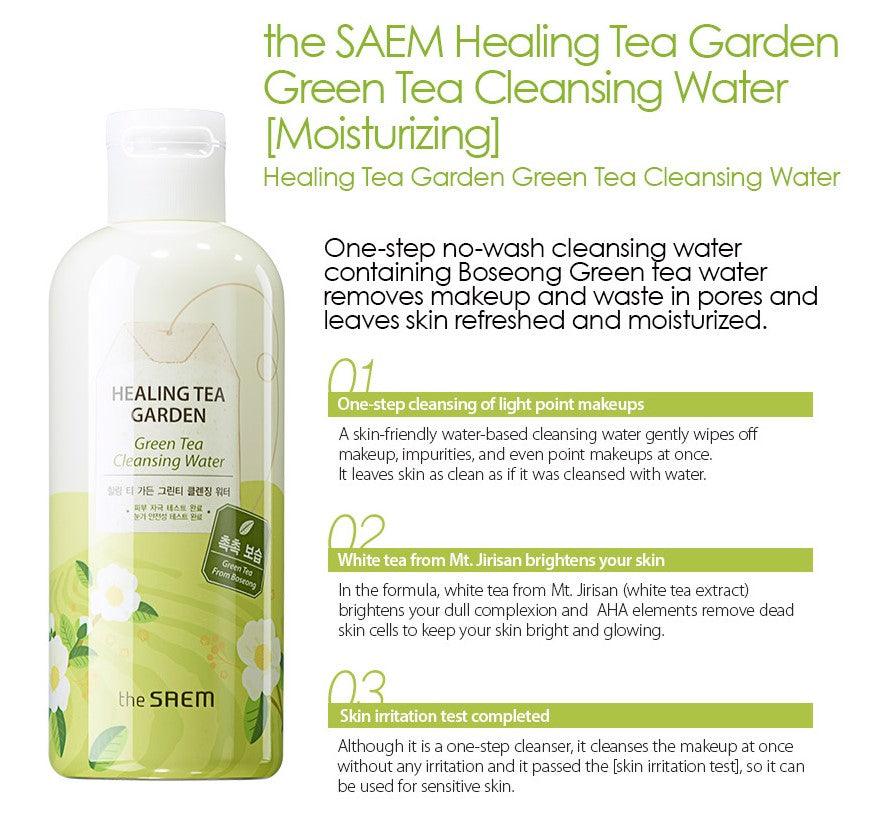 The Saem Healing Tea Garden Green Tea Cleansing Water 500ml