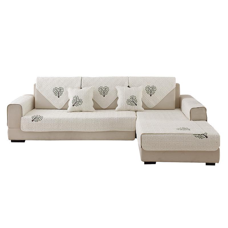 Прямые продажи с фабрики Хлопковая подушка для дивана Четыре сезона Универсальная тканевая накидка для дивана Простой современный Универсальный чехол Европейский чехол для дивана