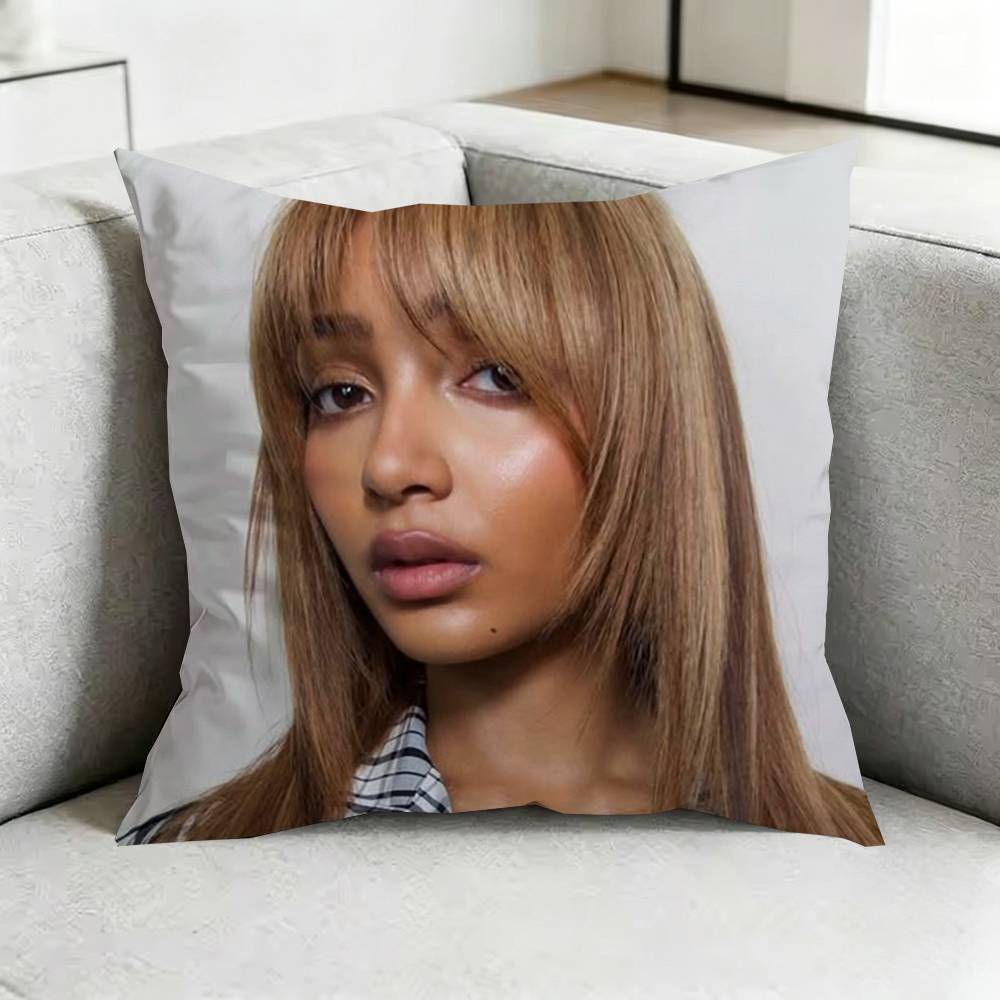 PinkpantheressS Capable of Love Square DoubleSided printed Pillow Case Bedroom Bedside Pillow Sofa Cushion Cover Gift