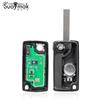[SUAYMAK] Автомобильный ключ дистанционного управления для Citroen 2 кнопки/433 МГц/ID46 PCF7961 чип/HU83/VA2/FSK/CE0536