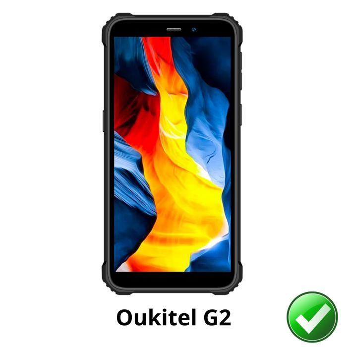Защитное стекло для Oukitel G2 [Набор 2 шт.] Прозрачная Защитная Пленка Прочная Ультратонкая Phonillico®