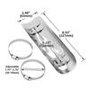 For Harley Honda Yamaha Custom Universal Motorcycle Exhaust Pipe Heat Shield Cover Muffler Protector Guard Motocross Accessories