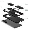 Armor Shockproof Magnetic Case For Samsung Galaxy S25 S24 Ultra Plus FE A56 A36 A26 A17 A16 Lens protect stand For Magsafe Cover