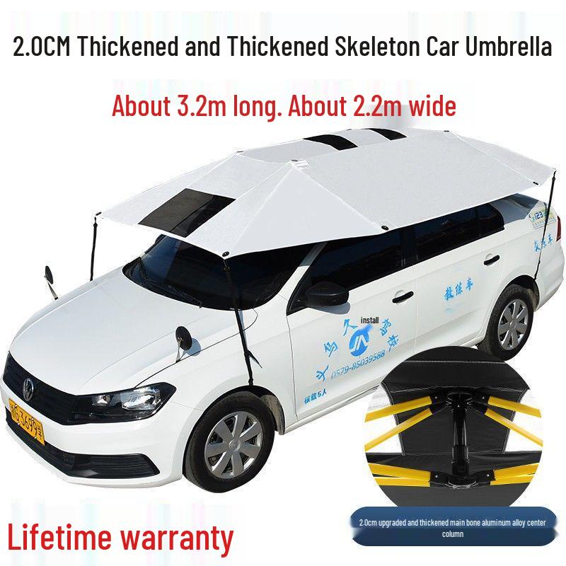 Солнцезащитный козырек для автомобиля: Специальный складной зонт-навес для автошколы