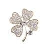 Брошь Lucky Clover Женская антибликовая корсажная одежда Аксессуары Платье Clover Яркое и блестящее