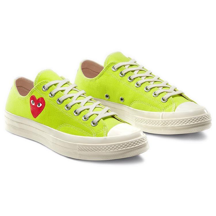 Converse x COMME des GARCONS PLAY Chuck 70 Low 'Bright Green' Men's 168302C