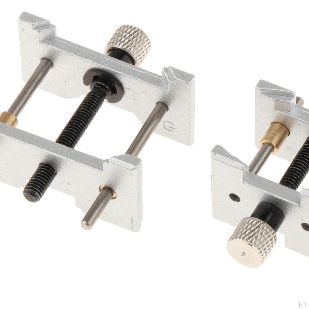 2 шт. держатели часового механизма, инструмент часовщика, раздвижной зажим для корпуса наручных часов,