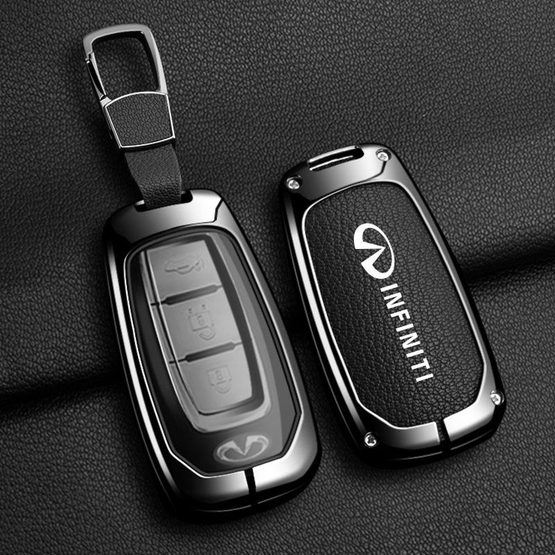 Премиальный металлический чехол-брелок для ключа Infiniti QX50, Q70L, QX60, Q50L