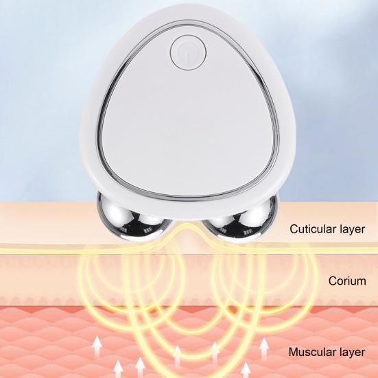 Face Lifting Machine Facial Massager Microcurrent Roller Skin Tightening USB Charging Beauty Device for Eyes Rejuvenation Anti Wrinkle