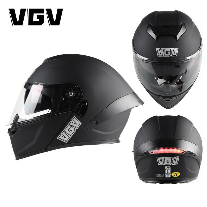 Full Face Motorcycle Helmet With Flip-Up Visor DOT Certified ABS Shell Men Women All Season Use