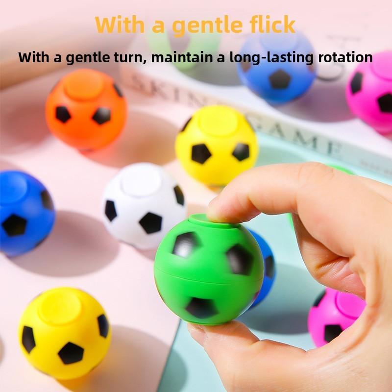 Креативный разноцветный пластиковый гироскоп в форме футбольного мяча, детская игрушка для маленьких детей