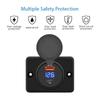 Быстрая зарядка PD30W+QC3.0 12V/24V Адаптер питания с розеткой быстрой зарядки и выдвижной крышкой 12-24V Автомобильное USB-порт зарядное устройство для автомобиля, автобуса, фургона