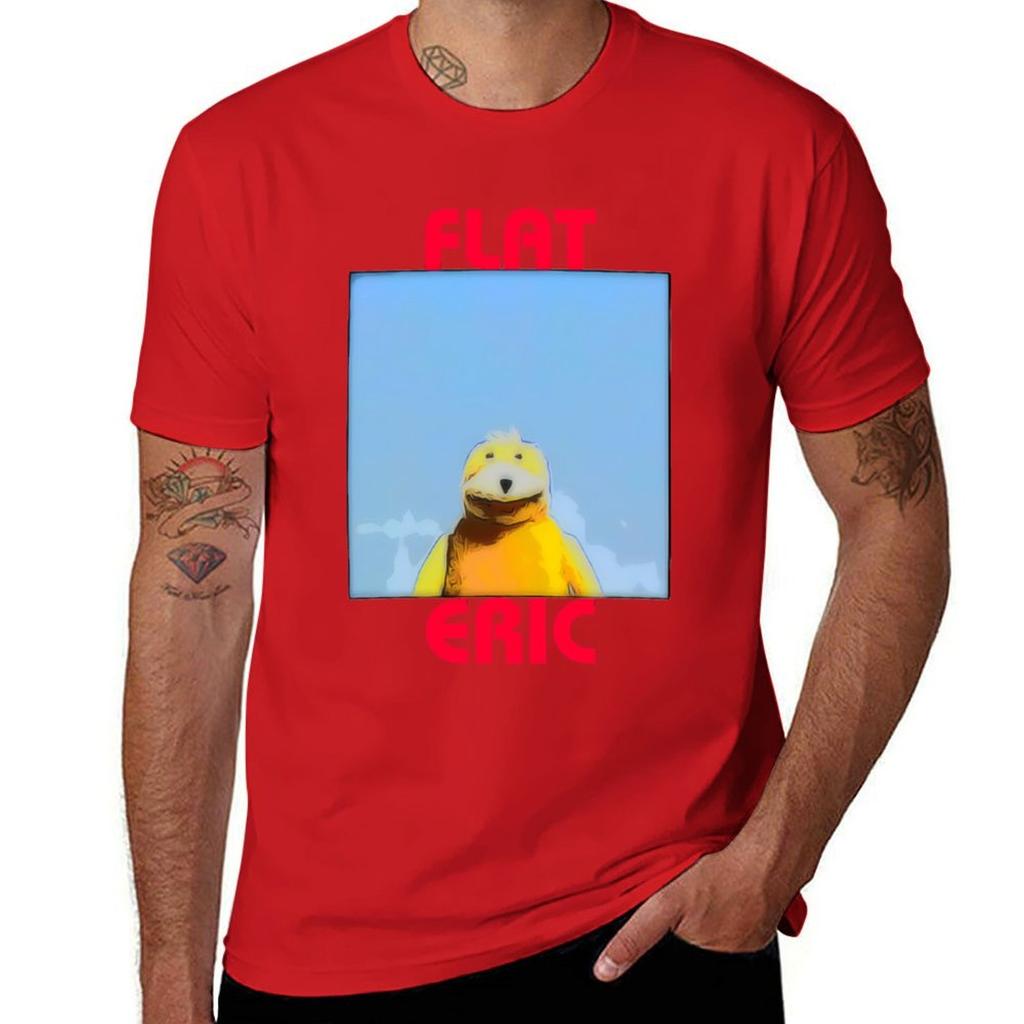 Футболка Flat Eric смешные костюмы спортивные фанаты кроссвит футболка мужская приталенные футболки для мужчин