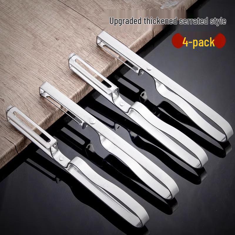 Multifunctional Stainless Steel Fruit and Vegetable Peeler and Scraper Knife