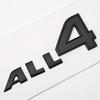 3D Plastic ALL4 Logo Door Emblem Badge Sticker Car Decals For MINI Cooper R61 F60 Countryman Paceman