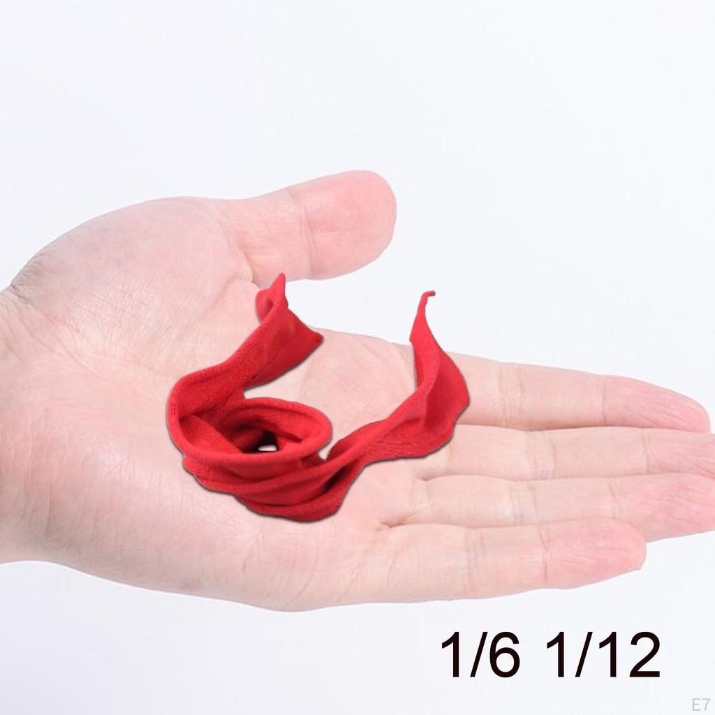 1/6 Scale Scarf for Action Figures, Cosplay Accessory 12inch Male Models