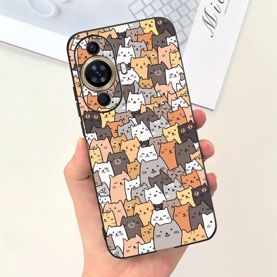 Чехол для Huawei Nova 11 Чехол для телефона Nova 11 Pro Крутой модный узор Мягкий силикон Fundas для Nova 11 Ultra Nova11 FOA-LX9 Чехол-кошелек