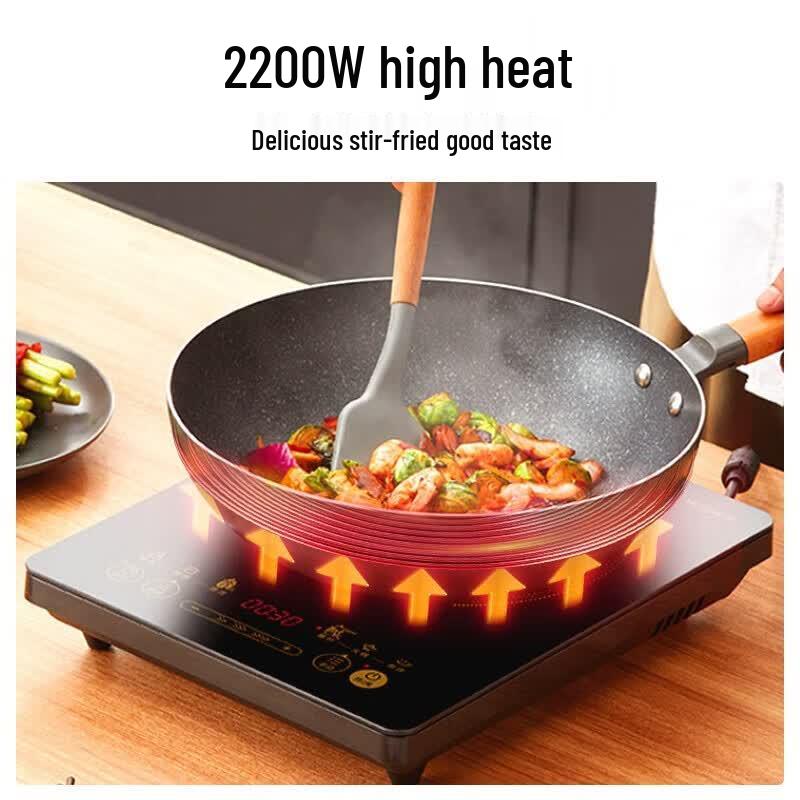 Midea WH2202S 2200 Вт Индукционная плита с сенсорным управлением Штепсель CN (адаптер в комплекте)