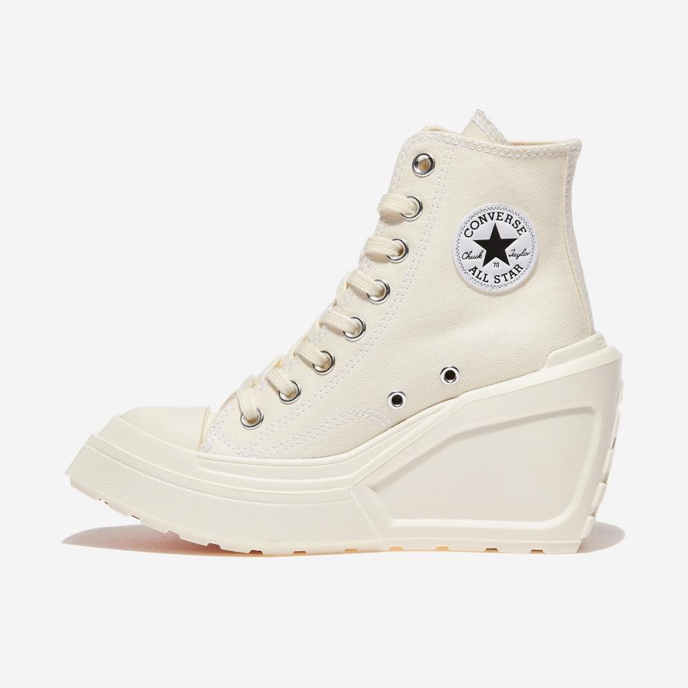 Converse Chuck 70 D Lux weDge Egret High A06479c Egret Black