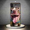 Питбуль Собака Питбуль Чехол для Телефона для Samsung Galaxy Z Flip 7 6 5 4 3 5G Ударопрочный Чехол Z Flip7 Flip6 ZFlip5 Flip3 Flip4 Люкс