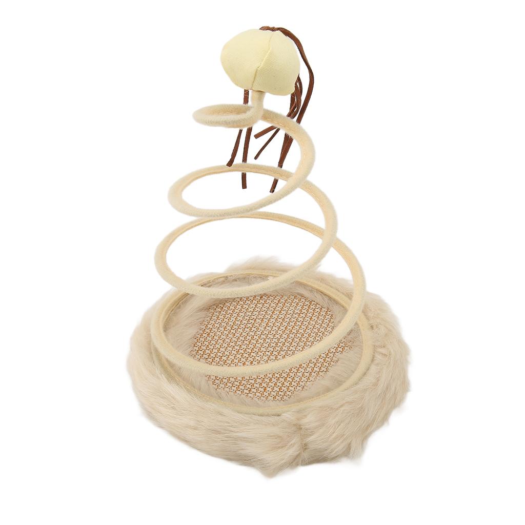 Пружинная пластина Игрушка для кошек Складная Высокая эластичность Устойчивая стоящая Интерактивная игрушка для кошек с когтеточкой