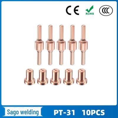 Аксессуары для плазменной резки: 10 шт. PT-31/Wenzhou 40A LG40 защитная крышка сопла электрода дивертор