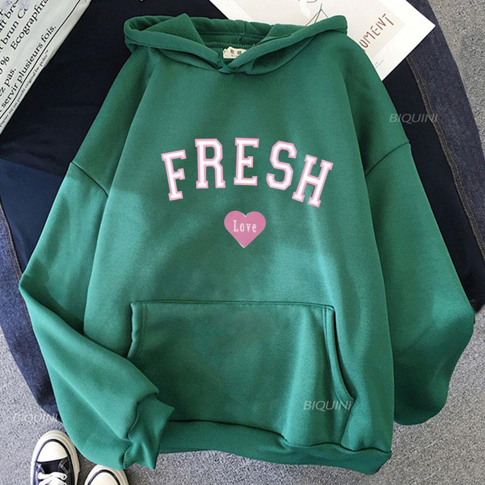 Sturnioloo Triplets Fresh Love Printing Hoodie Autumn Casual Tracksuit Men/Women Sweatshirt Long Sleeve Pullover Clothing