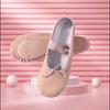 PU Leather Ballet Slippers for Women, Professional Dancers for Girls, Children's and Children's Dance Shoes