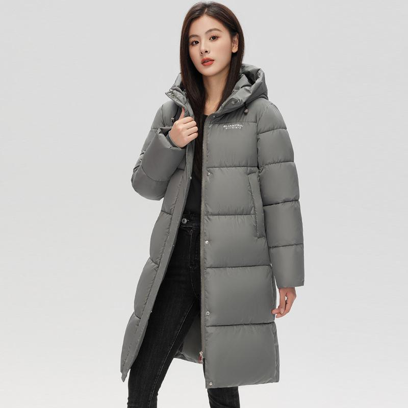 Fall/Winter 2025 New Plus-size Loose Hooded Padded Jacket Mid-length Thickened Down Cotton Jacket Women's Jacket Versatile Padded Clothes