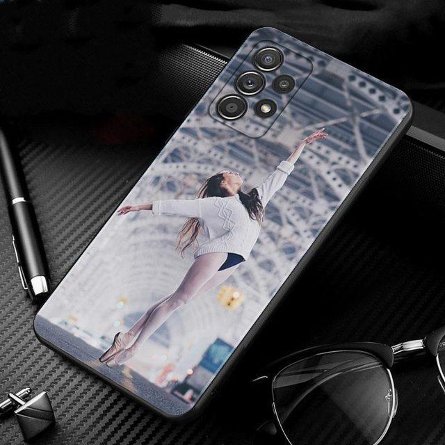 Чехол для Samsung Galaxy A51 A71 A01 A11 A21 A21s A31 A41 A72 A52 A42 A32 A22 A12 A02 A02s F42 Ballet Dance Girl Ballerina