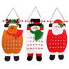 Christmas Advent Calendar Santa Claus Snowman Elk Xmas New Year Christmas Decoration for Home Office Ornament