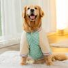 Autumn and Winter Big Dog Clothes Golden Retriever Labrador Multinational Breeding Medium and Large Dogs Winter Checkerboard Pet Dog Cotton Clothes