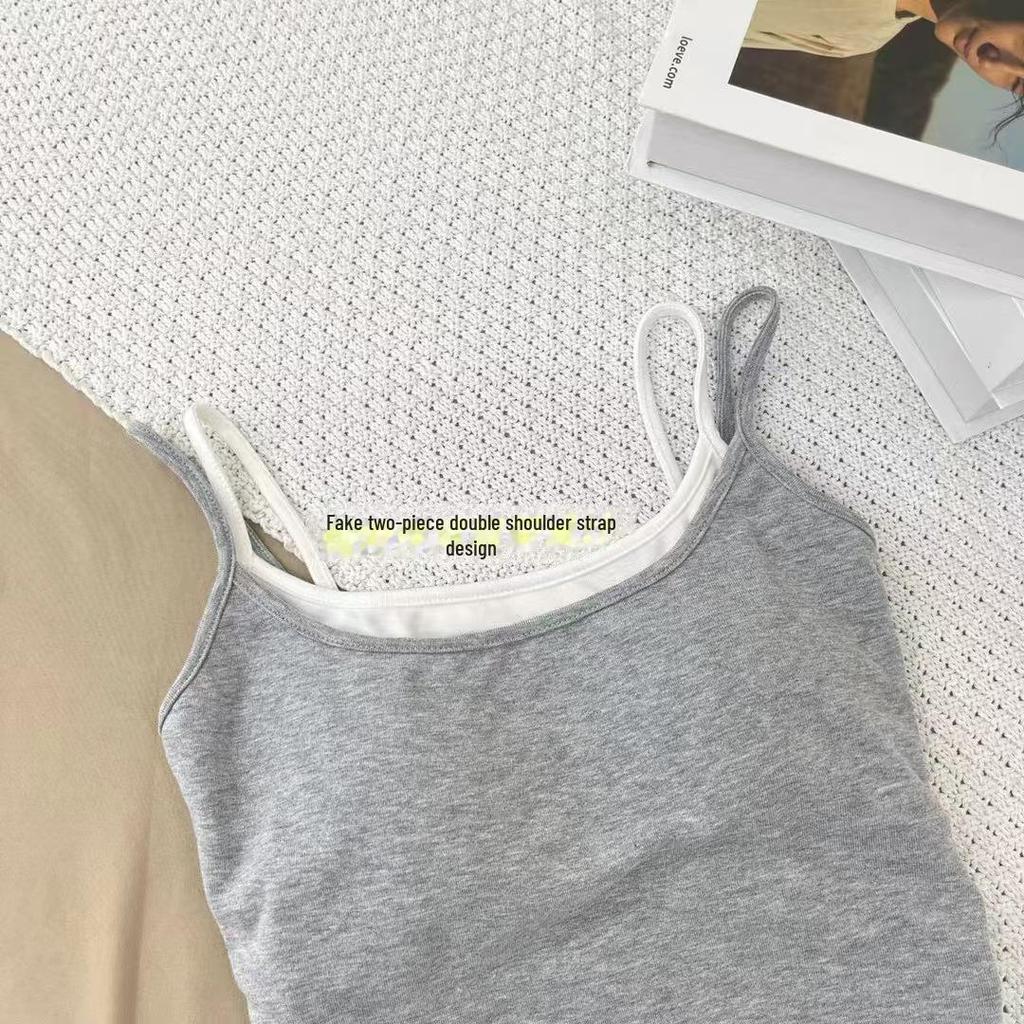 Женский летний облегающий топ из двух частей с нагрудными вкладышами, контрастными цветами, красивой спинкой и утягивающим талию дизайном