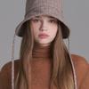 WHITE SANDS Check Wool Transformed Bonnet Hat Herona (4 Colors)