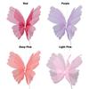 48 см Большая Имитация Бабочки Полый Дизайн 3D Эффект Подвесная Бабочка Материал: Марля Большой Размер 3D Бабочка Декор для Торгового Центра