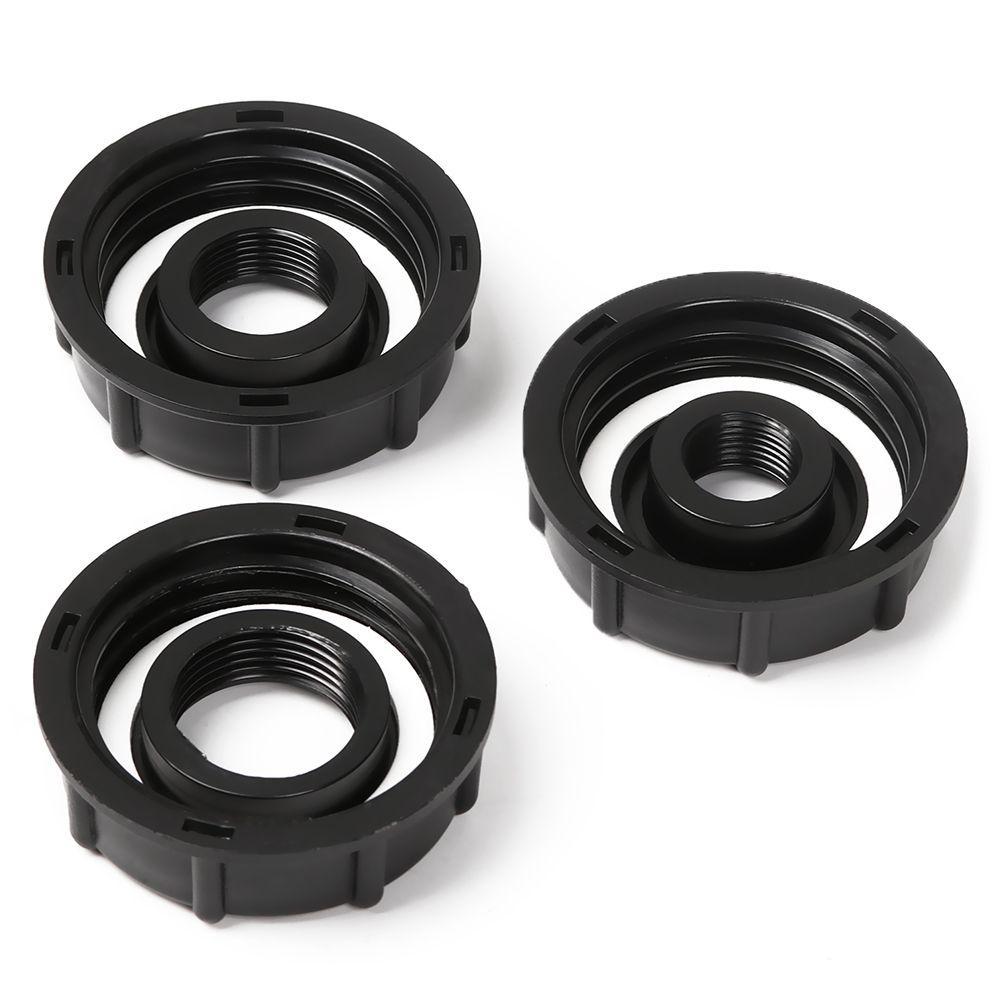 Portable 1" 3/4" 1/2" Coarse Threaded Cap Adaptor Connector IBC Tank Fittings