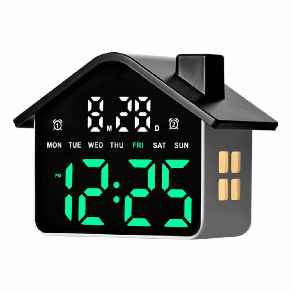 Night Light LED Alarm Clock Minimalist Digital Table Clock Electronic Clock Bedside Decoration