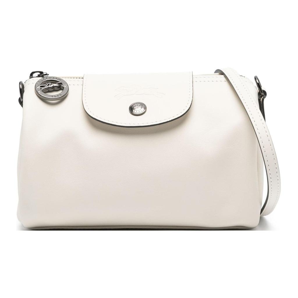 Longchamp Le Pliage Xtra Adjustable Detachable Shoulder Strap Zipper Closure Leather Cylinder Makeup Crossbody Shoulder Mini Bag 10255987037