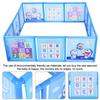 Детский манеж для игр малышей, ограждение для игр в помещении, защитное ограждение для игрового домика(синий)