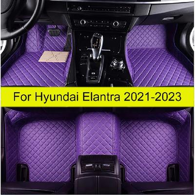 Автомобильные коврики для Hyundai Elantra Аксессуары для интерьера автомобиля 100% соответствие Кожаные ковры Водонепроницаемые подкладки под ноги