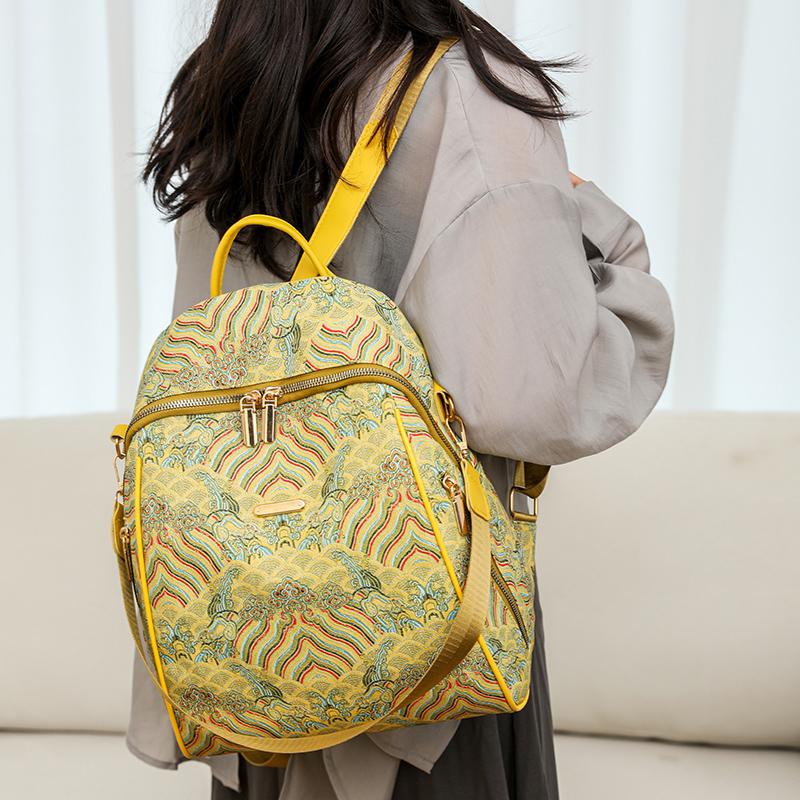 Рюкзак из искусственной кожи, женский рюкзак большой емкости, дорожная сумка