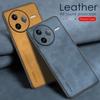 Для POCO F7 Ultra Plain PU Leather Phone Case Для POCO F7 Pro X7 Pro Матовый Мягкий Силиконовый Противоударный Защитный Чехол Задняя Крышка