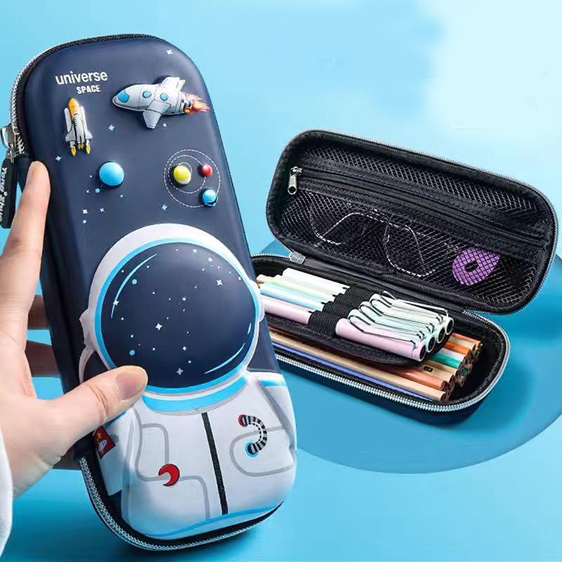 3D космический студенческий пенал 1 шт. мультфильмы модель пенал детские канцелярские принадлежности