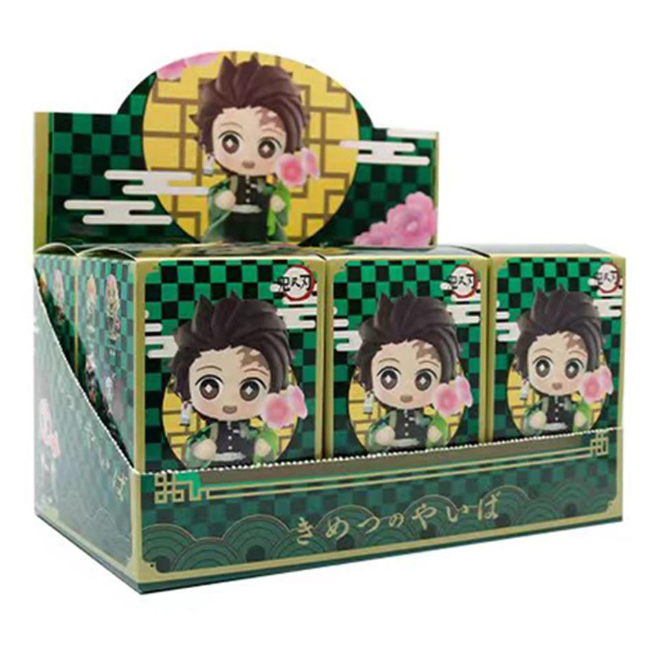Demon Slayer Tanjiro Kamado Nezuko anime cartoon figure blind box creative personalized statue model ornament surprise gift box