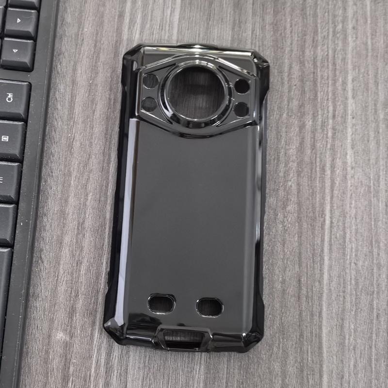 Чехол из ТПУ для DOOGEE Fire 7 Ultra Прозрачный Черный Чехол для DOOGEE Fire7 7Ultra Силиконовый Мягкий Чехол Защитная Задняя Панель