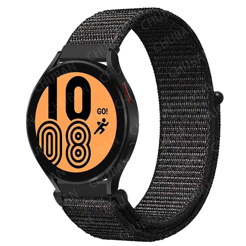 Nylon Loop For Samsung Galaxy Watch 6 5 Pro/4/classic/gear S3 Frontier/active Sport Bracelet Huawei Watch Gt2 3 22mm 20mm Strap